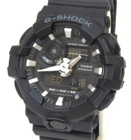 カシオ Casio メンズウォッチ 腕時計 G-SHOCK GA-700-1BDR 黒 【中古】(61294)