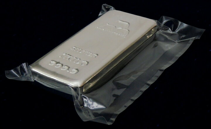 楽天市場】日本マテリアル 純銀 インゴット 1000g(1kg) シルバー/SV999 