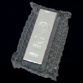 【最大6万円クーポン】 石福金属興業 純銀 インゴット ingot /シルバー/SV999.9 1000g(1kg)(65387)(65387)