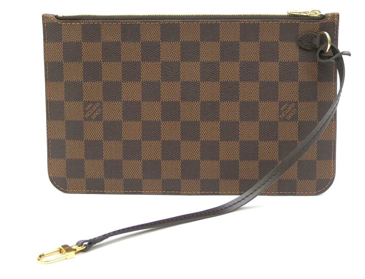 楽天市場】ルイ・ヴィトン LOUISVUITTON ネヴァーフル用ポーチ ダミエ  