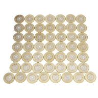 地方自治法施行60周年記念500円バイカラー・クラッド貨幣 50枚セット 【中古】(62970)