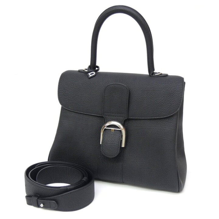 楽天市場】デルヴォー DELVAUX ハンドバッグ ブリヨンMM 2WAY 黒 