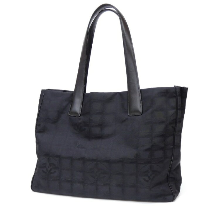 楽天市場】ｼｬﾈﾙ CHANEL ﾄｰﾄﾊﾞｯｸﾞ ﾆｭｰﾄﾗﾍﾞﾙﾗｲﾝ 黒 【中古】(63304  