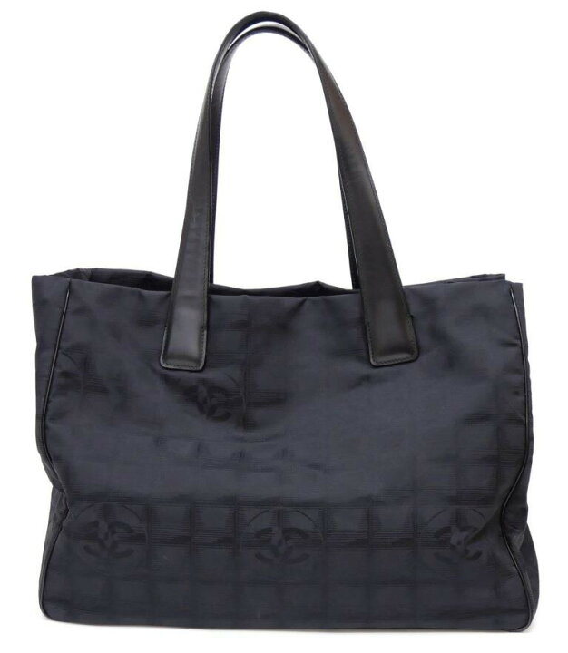 楽天市場】ｼｬﾈﾙ CHANEL ﾄｰﾄﾊﾞｯｸﾞ ﾆｭｰﾄﾗﾍﾞﾙﾗｲﾝ 黒 【中古】(63304  