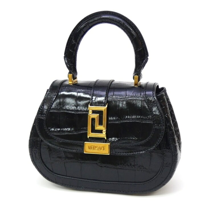 楽天市場】ヴェルサーチェ VERSACE 2WAYバッグ グレカ ゴッデス ミニ 