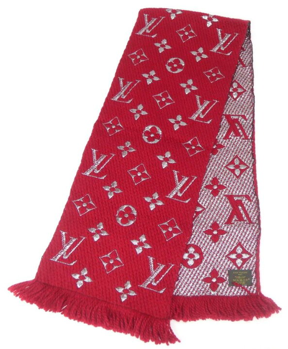 楽天市場】ルイ・ヴィトン LOUISVUITTON マフラー エシャルプ・ロゴ  