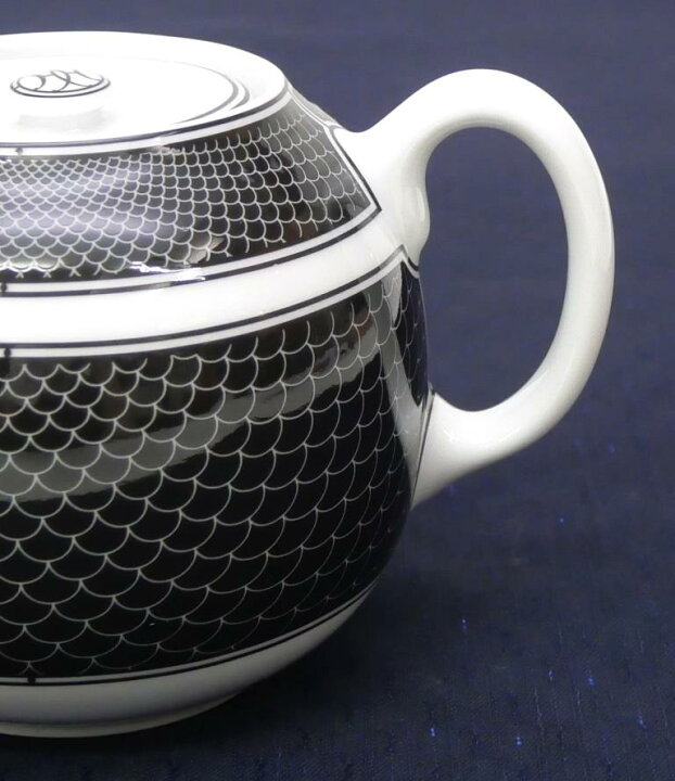 楽天市場】エルメス HERMES Hデコ ティーポット アッシュデコ 黒×白 