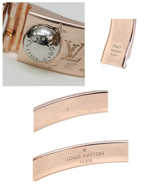 楽天市場】ルイ・ヴィトン LOUISVUITTON カフナノグラム ブレスレット 