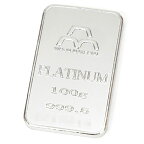 【P5倍!エントリー&楽カ】 【新品】日本マテリアル 純プラチナ インゴット 100g プラチナバー Pt1000 ingot(39024)