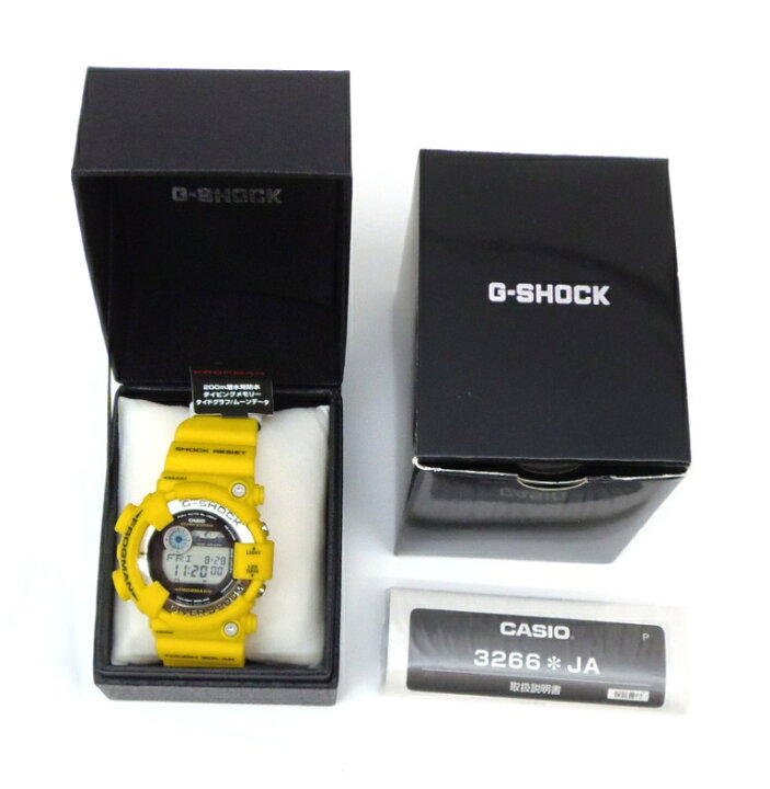 楽天市場】カシオ 腕時計 G-SHOCK フロッグマン GF-8250-9JF イエロー  