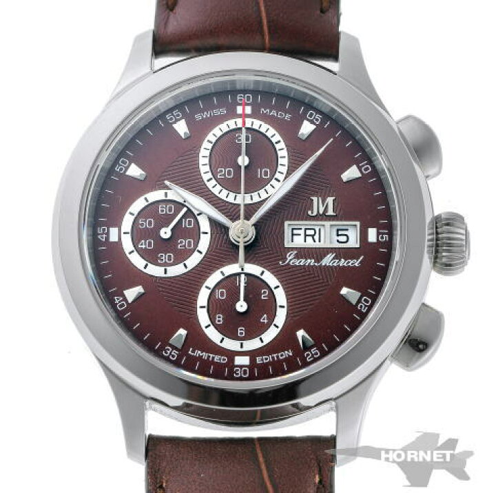 楽天市場】Jean Marcel ジーンマーセル ラウンドウォッチ クロノグラフ  