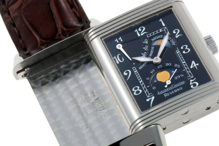 楽天市場 Jaeger Lecoultre ジャガールクルト レベルソ サンムーン ムーンフェイズ 手巻 Q 270 3 63 ブラック スケルトン文字盤 750wg 中古 時計 ホーネットイトウ質店楽天市場支店