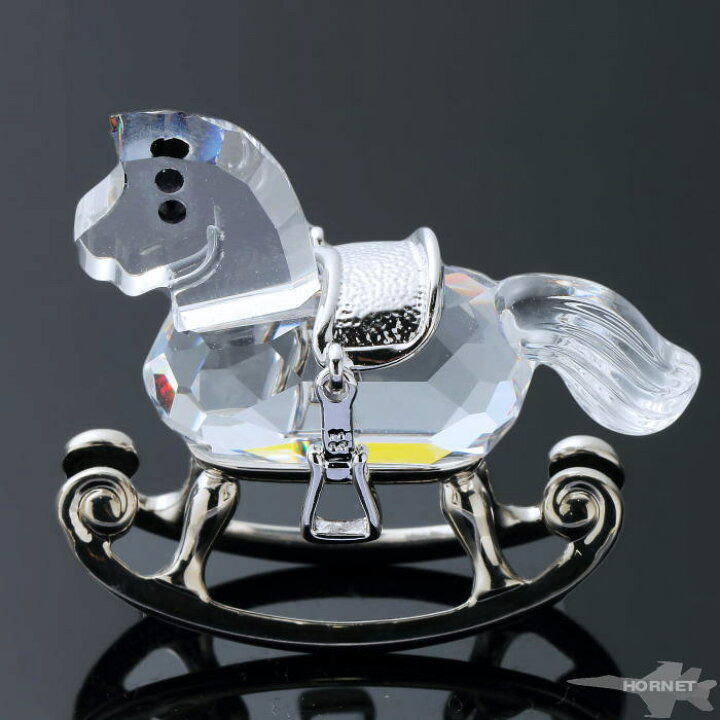 楽天市場】SWAROVSKI スワロフスキー ロッキングホース 馬 フィギュア 