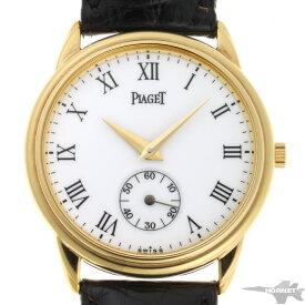 PIAGET ピアジェ グベナー 手巻　Cal.1050P 15968 ホワイト文字盤　750YG 【中古】【時計】 2110054