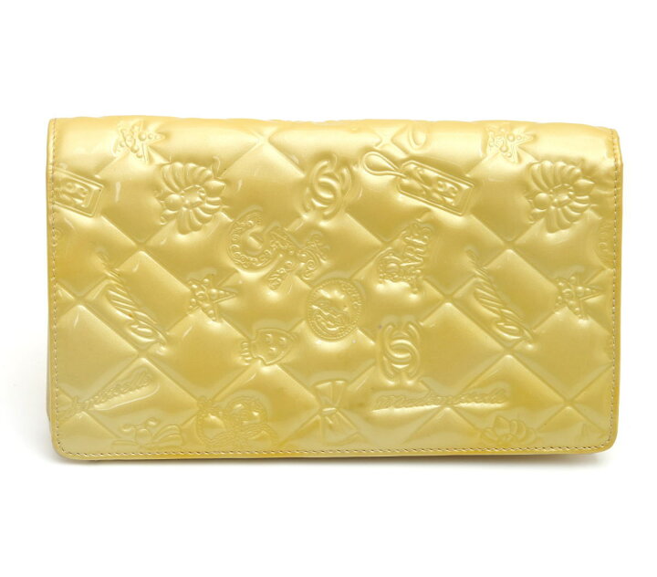 楽天市場】CHANEL シャネル シンボルチャーム 二つ折り長財布 A37151 