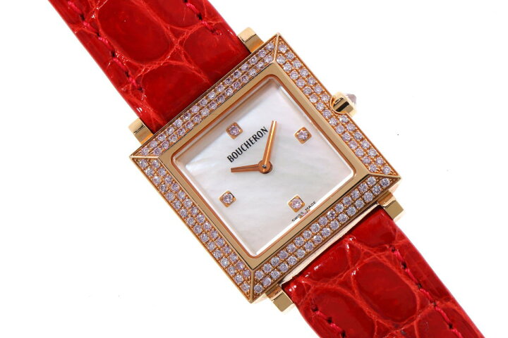 楽天市場】BOUCHERON ブシュロン ディアマン ダイヤ クォーツ ホワイト  