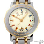 CORUM コルム アドミラルズカップ クォーツ 39.130.21 V585 アイボリー文字盤　SS / GP 【中古】【時計】 2210146