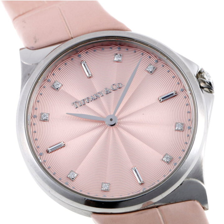 ティファニー TIFFANY&Co. 60874859 メトロ2 ハンド 8Pダイヤ クォーツ  