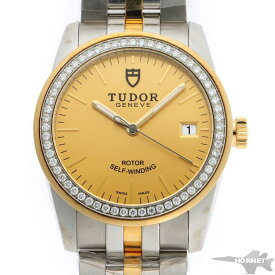 TUDOR チューダー チュードル グラマーデイト ダイヤ コンビ オートマチック Cal.T601 55023 シャンパンゴールド文字盤　SS / YG 【中古】【時計】 2210427