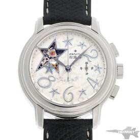 ZENITH ゼニス クロノマスター スターオープン オートマチック 03.1230.4021/32.C577 シルバー文字盤　SS 【中古】【時計】 2310074