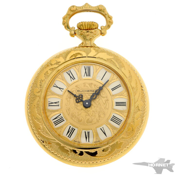 楽天市場】BUCHERER ブッフェラー ポケットウォッチ 懐中時計 手巻  
