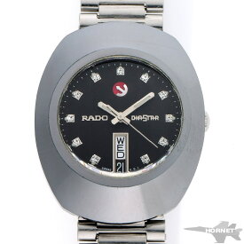 RADO ラドー ダイヤスター デイデイト オートマチック 648.0408.3 ブラック文字盤　SS 【中古】【時計】 2310181