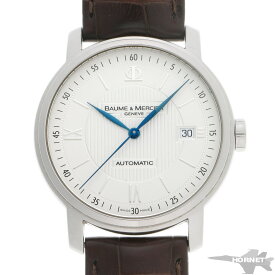 BAUME＆MERCIER ボーム＆メルシエ クラシマ オートマチック M0A08791 シルバー文字盤　SS 【中古】【時計】 2310187