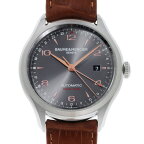 BAUME & MERCIER ボーム＆メルシエ クリフトン デュアルタイム オートマチック M0A10111 グレー文字盤　SS 【中古】【時計】 2310356