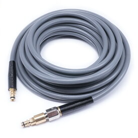 【ライトグレーホース】ケルヒャークイックコネクト対応　K2、K3、K4、K5等対応互換　スイベル・キンクガード付き　国産・柔軟ホース