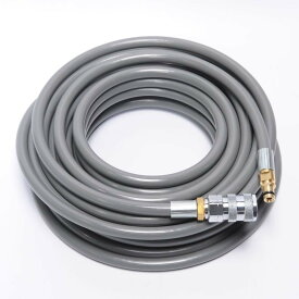 家庭用ケルヒャー対応 K5などのリール巻に最適 クイックコネクト-ワンタッチ接続Nカプラ付き ライトグレーホース