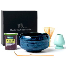 茶道具 セット 初心者 抹茶セット 抹茶茶碗 碧釉茶碗抹茶 美濃焼 抹茶茶碗 茶筅 茶杓 茶筅休め贈り物、ギフト、海外の方へのプレゼントに