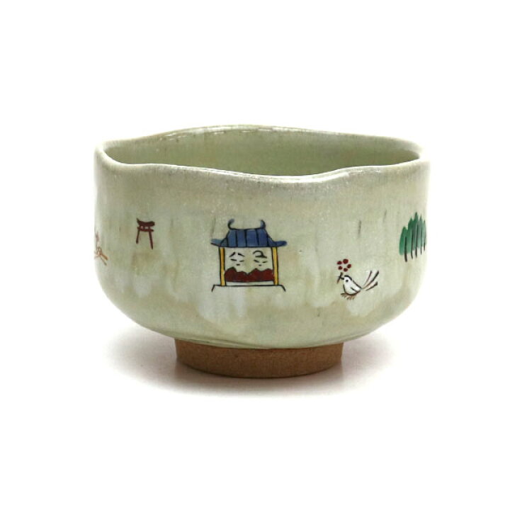 楽天市場】茶道具 抹茶碗 旅茶碗 赤膚焼 奈良絵 大塩正人作 : 茶道具 