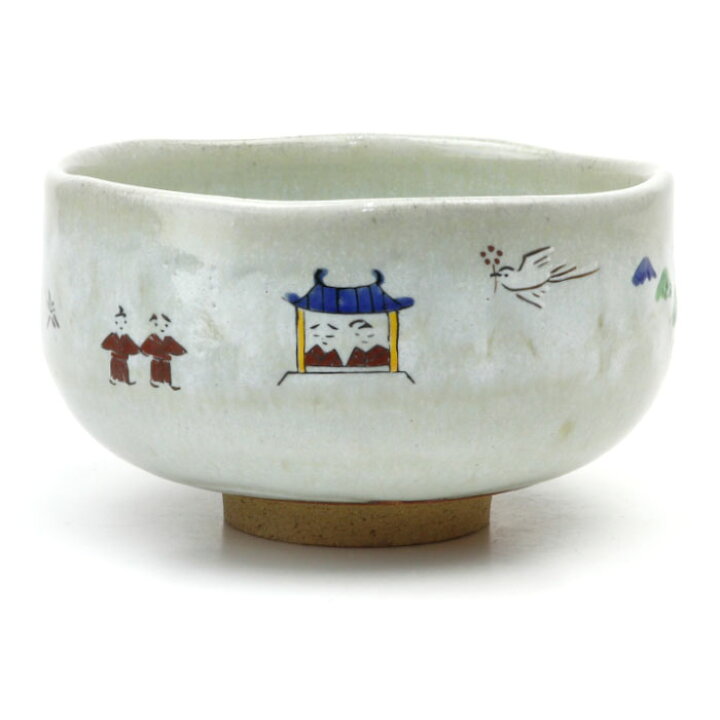 楽天市場】茶道具 抹茶碗 旅茶碗 赤膚焼 奈良絵 大塩正人作 : 茶道具  