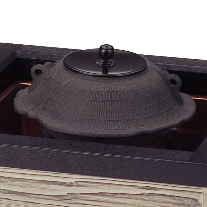 楽天市場】茶道具 置炉 置炉釜 置炉傘釜（釜環付） : 茶道具・抹茶 