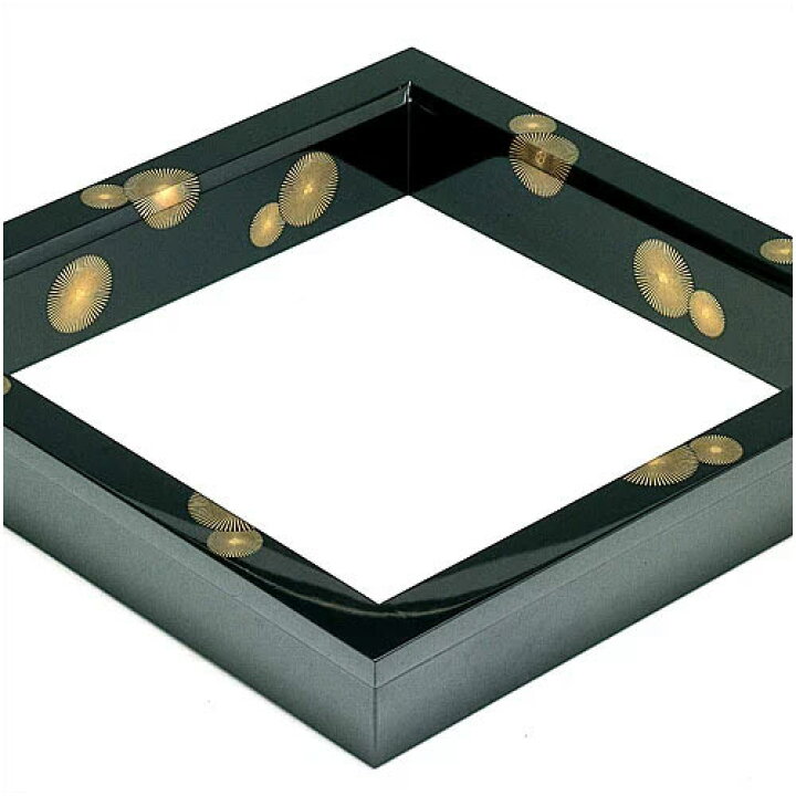 楽天市場】茶道具 炉縁 炉縁 真塗 唐松蒔絵（たたみ防衣付き）中村宗悦  