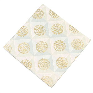 古帛紗 古袱紗 こぶくさ 茶道 裏千家 正絹 茶道具 桝形牡丹の丸 中川政七商店 謹製