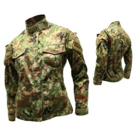 レディース BDU ジャケット JSD 自衛隊迷彩 [S.M.L] スリムデザイン サバゲー&ファッション LayLax