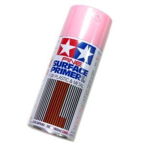 タミヤ ファインサーフェイサー (ピンク) L缶 “下地塗装スプレー” (180ml) タミヤ模型