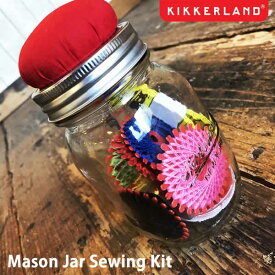 Mason Jar Sewing Kit メイソンジャーソーイングキット 裁縫道具 手芸 KIKKERLAND キッカーランド DETAIL