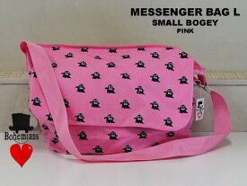 BOHEMIANS(ボヘミアンズ) MESSENGER BAG L SMALL BOGEY PINK メッセンジャーバッグ