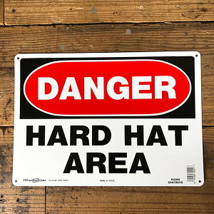 HILLMAN�� �A���~�T�C���{�[�h �w�����b�g���p��� HARD HAT AREA �Ŕ� made in USA
