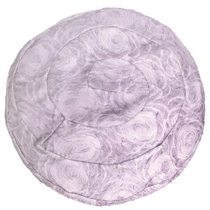 【エントリーでポイント7倍】婦人 帽子 エレガント 小さいサイズ対応 ベレー帽 レディース 花柄 シフォン 凹凸生地 54cm-57cm ポッチなし hat-1459 洗える 春夏 小さめ トーク帽 ローズ お洒落 サ