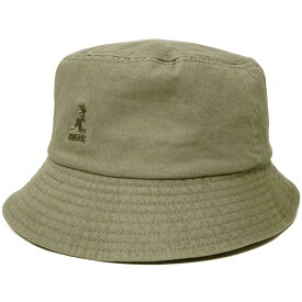 KANGOL バケットハット 父の日 帽子 Washed Bucket 57cm-63cm kan-100-169215 ブランド 正規取扱 カンゴール M L XL XXL 大きい バケハ つば 短め 洗える メンズ レディース 春夏 UV 日よけ アウトドア キャンプ 綿 お洒落 プレゼント あす楽