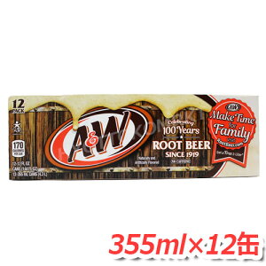 q12ʁrA&W ROOT BEER [grA  355ml×12 őlC̐ɔႤ [2]