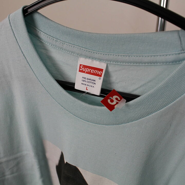 楽天市場】シュプリーム SUPREME フォトT プリント Tシャツ 水色 中古 