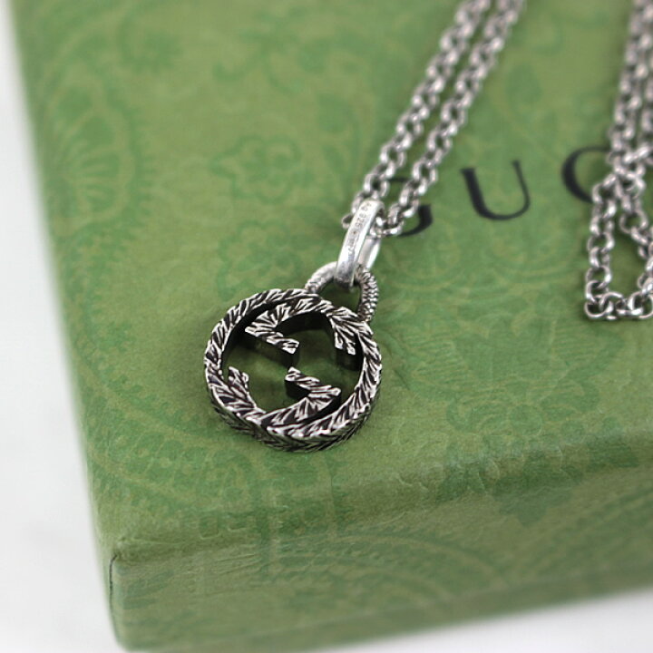 楽天市場】グッチ ネックレス シルバー GG柄 新品同様 美品 GUCCI  