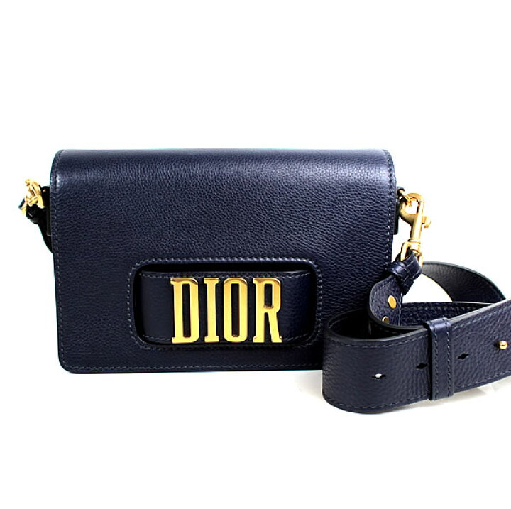 楽天市場】クリスチャンディオール DIOR ショルダーバッグ ネイビー 美  