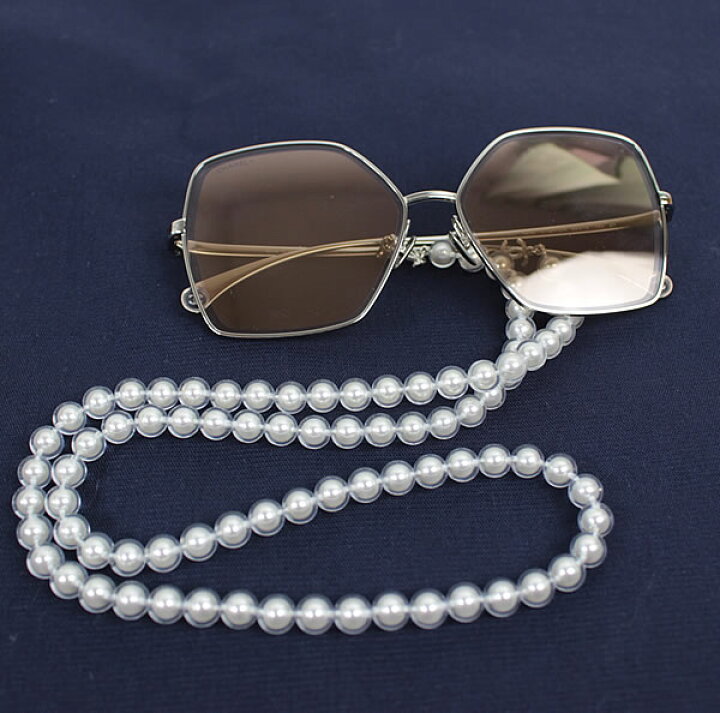 楽天市場】シャネル サングラス 美品 CHANEL パールチェーン ココ 