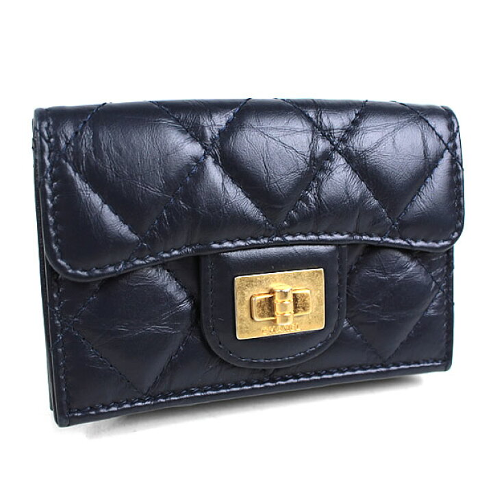 楽天市場】シャネル 三つ折り財布 ボーイシャネル マトラッセ CHANEL 