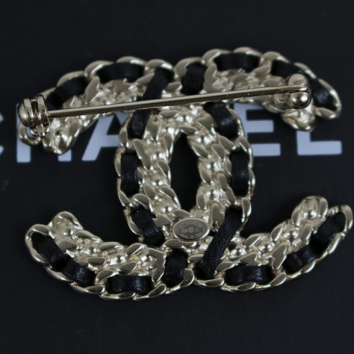 楽天市場】シャネル ブローチ CHANEL ココマーク シャンパンゴールド  